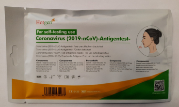 Hotgen Coronavirus-Antigentest- VERFALL 11/2022
